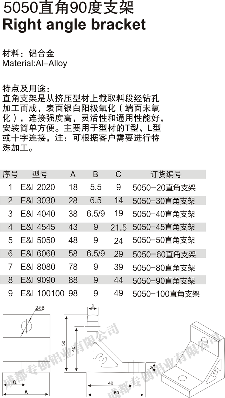 重慶工業(yè)平臺 鋁型材配件 重慶工業(yè)平臺 鋁型材配件